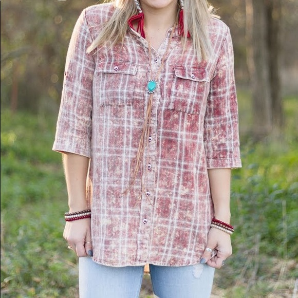Patsy Plaid Tunic - Picture 2 of 4